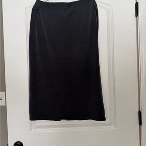 Lululemon Softstreme Midi Black Skirt